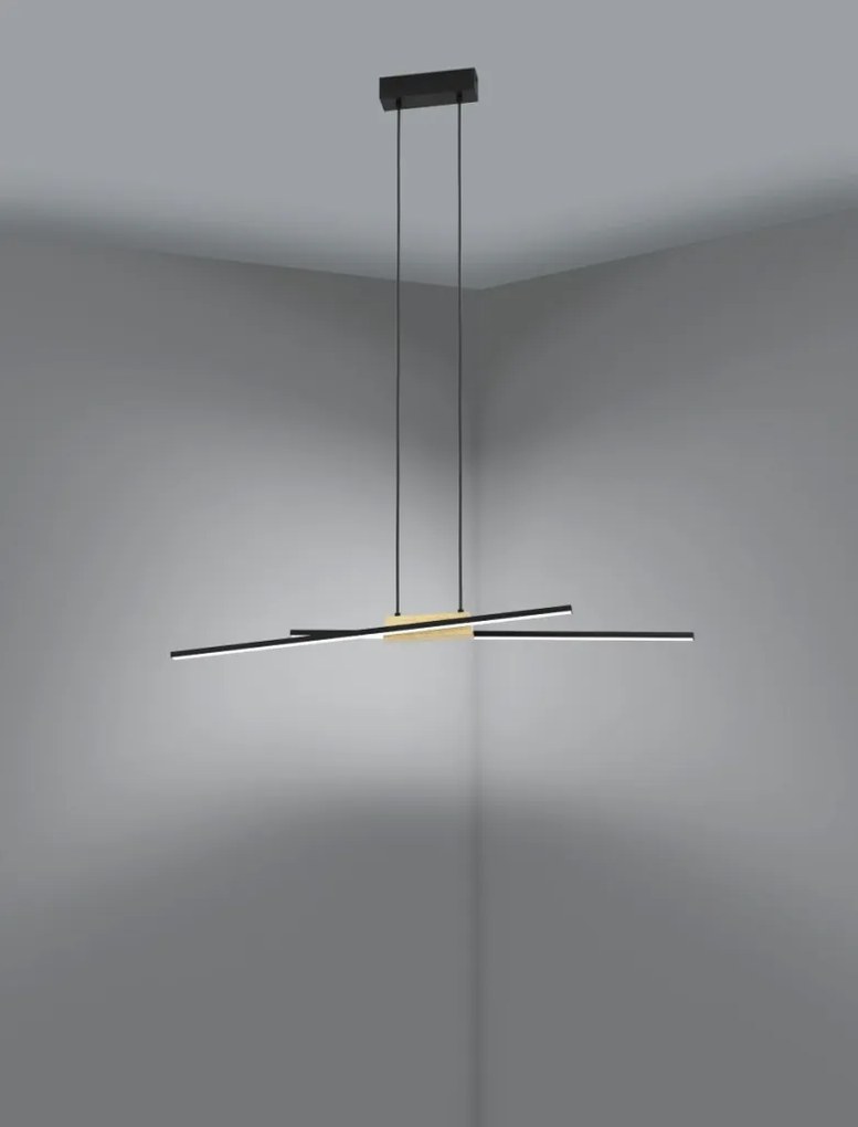 EGLO 900489 PANAGRIA Modern Led Függesztett Lámpa Fehér, Barna, Fekete LED IP20