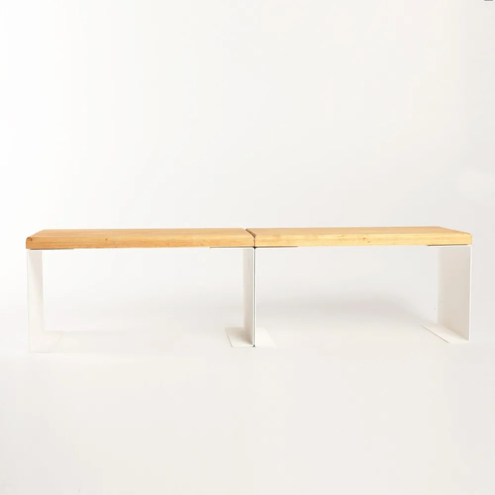 Shelves - 2 Konyhai tároló 30x14x14 Fehér N