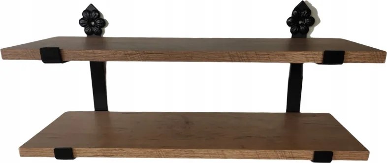 Loft akasztós fali polc – Lancelot tölgy (80 cm)