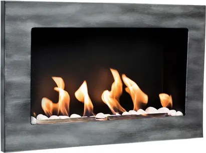 BIO FLAME Easy S Open Patina Szürke biokandalló 65x40 cm