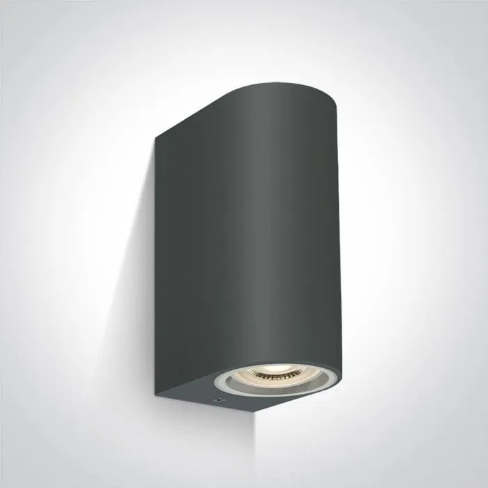 ONE LIGHT 67142G-AN OUTDOOR CYLINDERS Modern Kültéri Fali Lámpa Antracit GU10 IP44