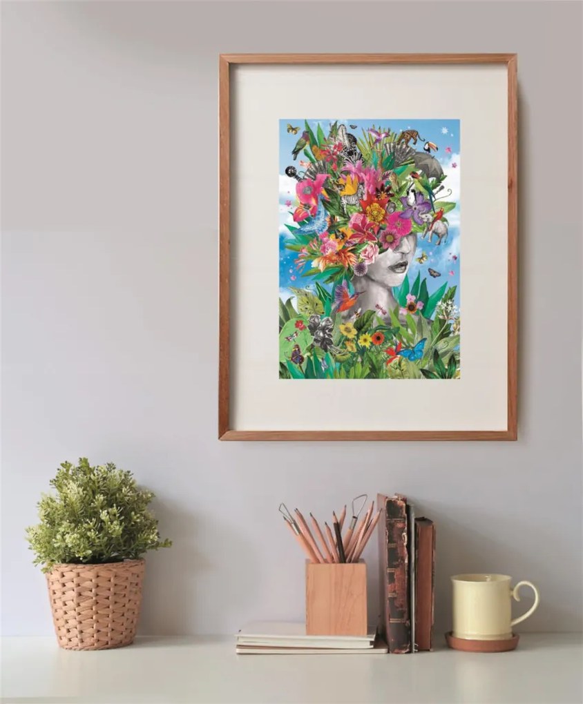 Virágzó gondolatok Head in Jungle 500 db-os puzzle Clementoni