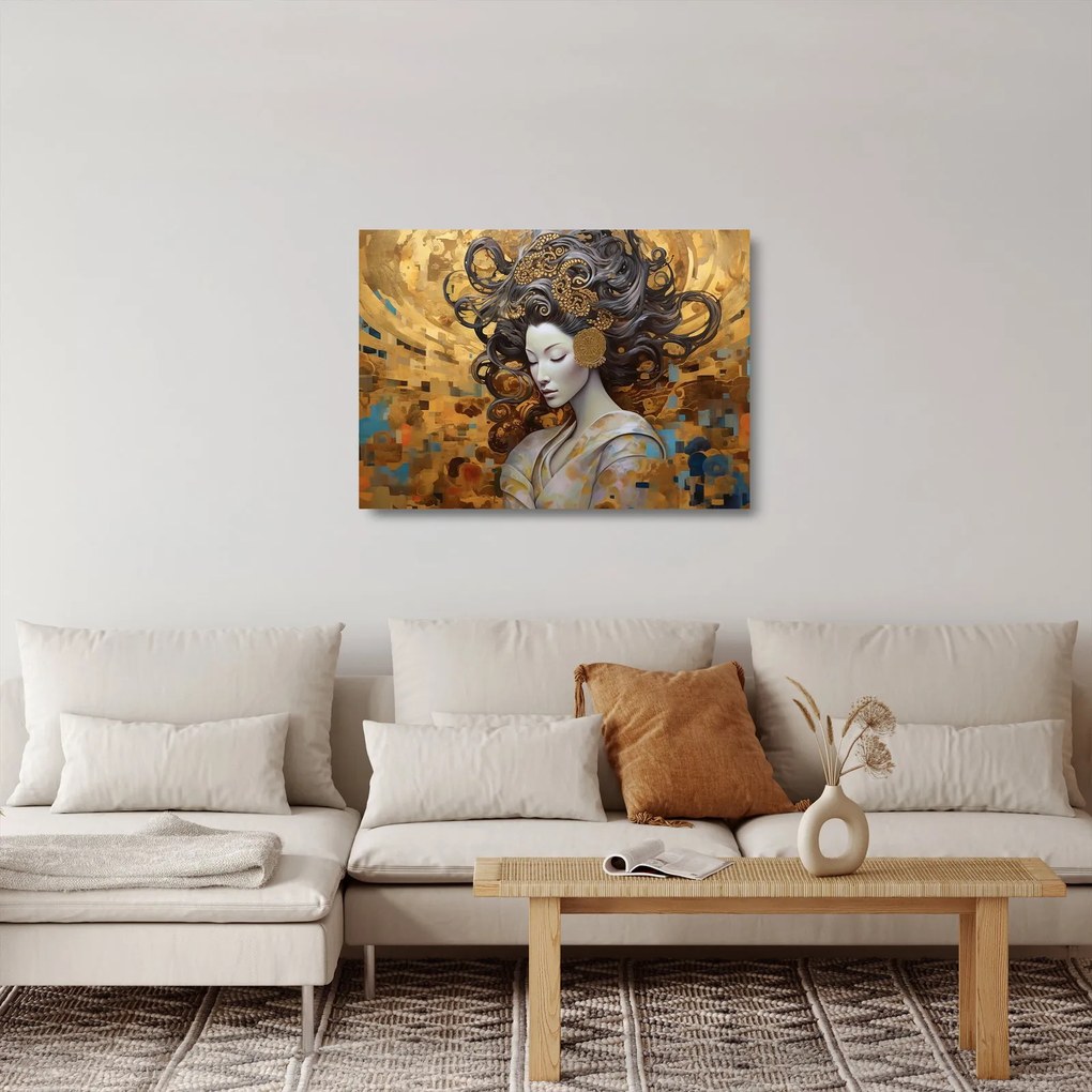 Üveg kép - Könnyedség (70x50 cm)