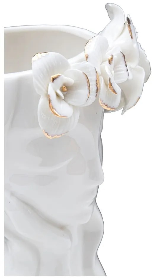 Cute Woman fehér porcelán váza - Mauro Ferretti