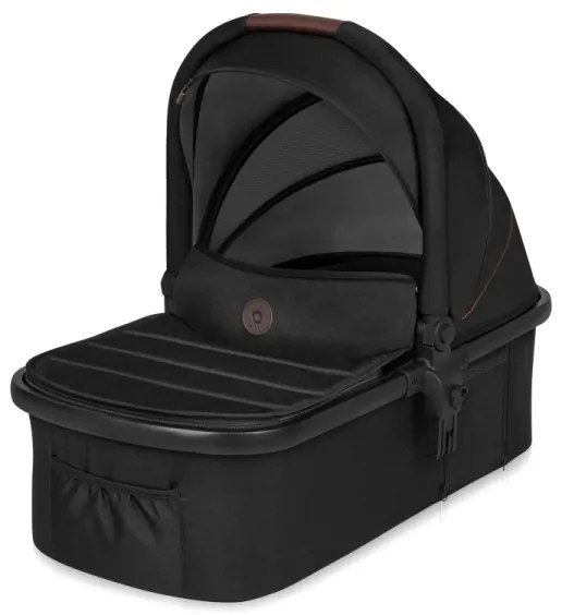 Lionelo - Kombinált 3 az 1-ben babakocsi AMBER fekete ezüst