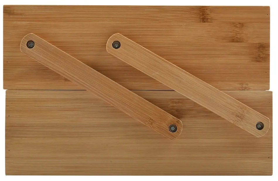 Natúr színű bambusz fürdőszobai rendszerező kozmetikumokhoz Isalys – MSV