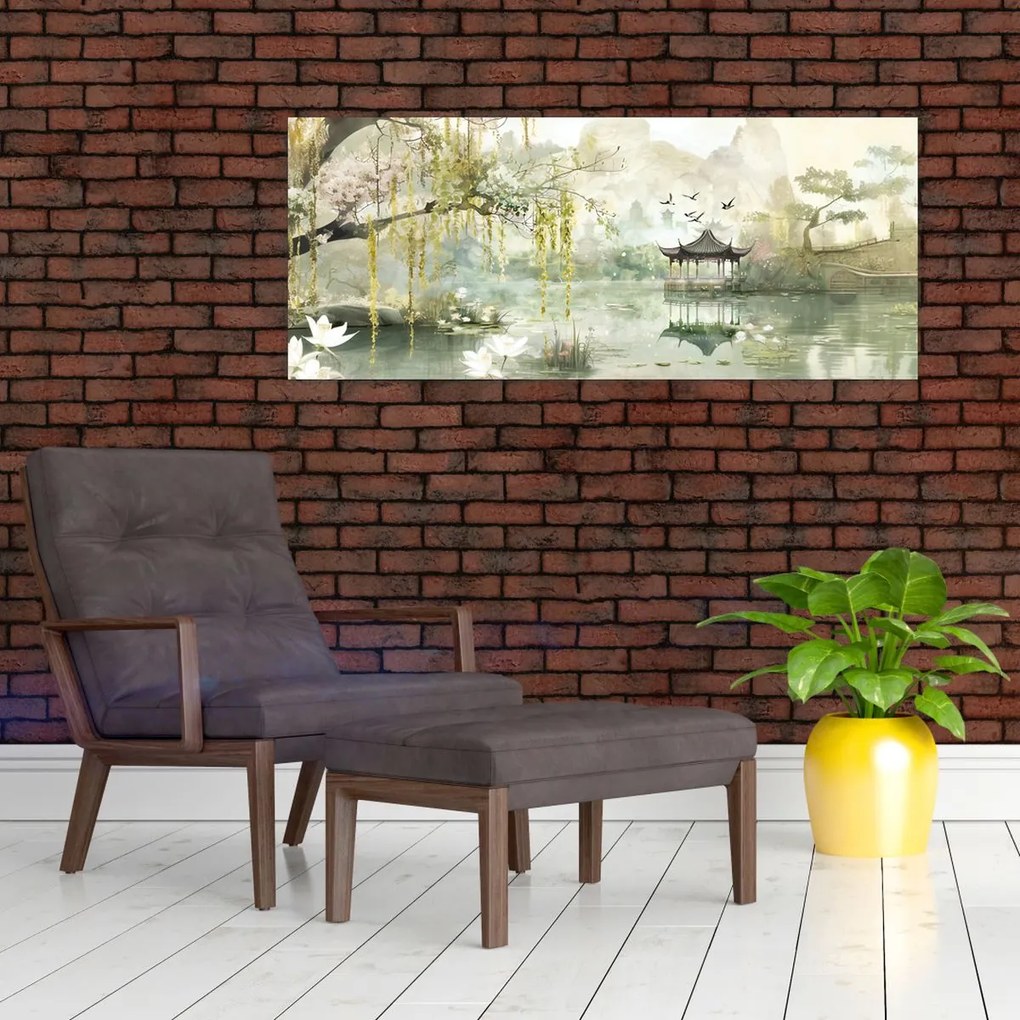 Kép - Kínai tó (120x50 cm)