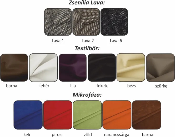 Klub fotel puffal, szürke, ROSE