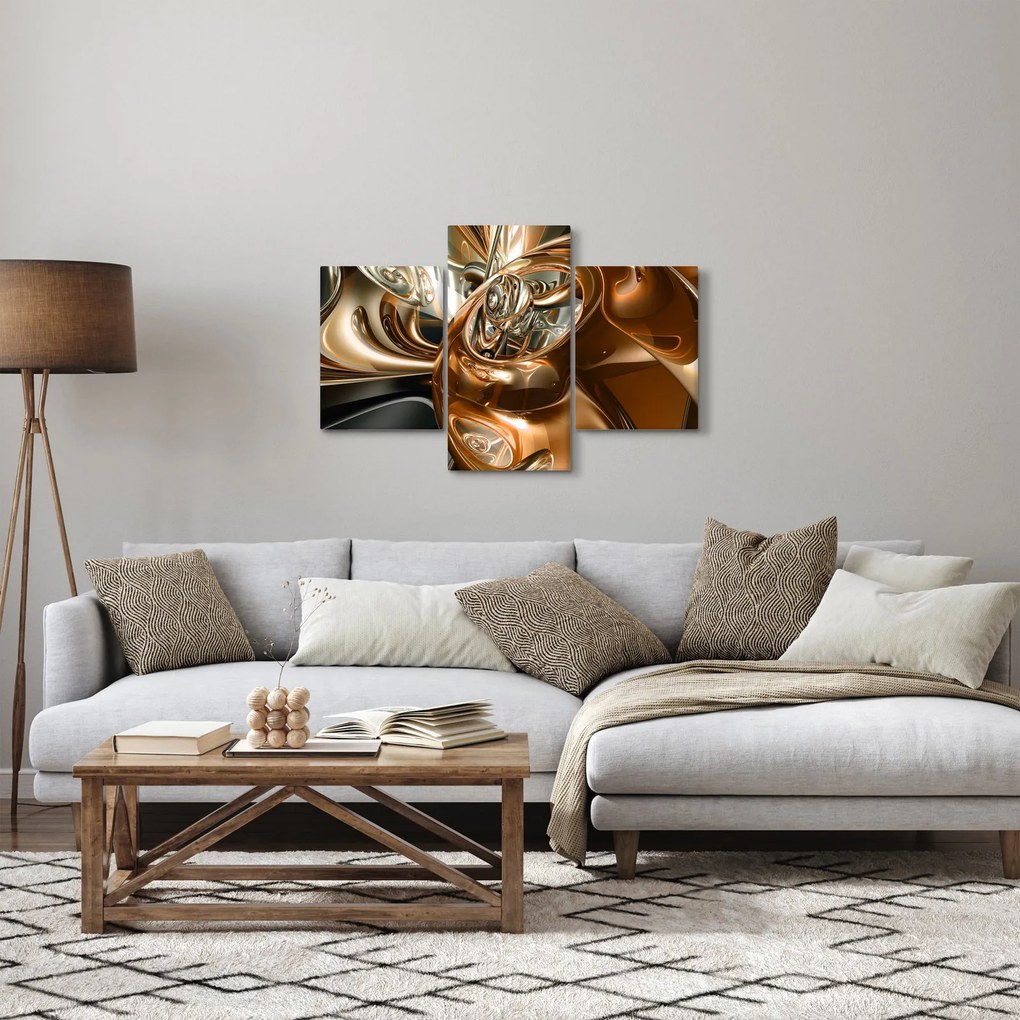 Absztrakciós kép (90x60 cm)