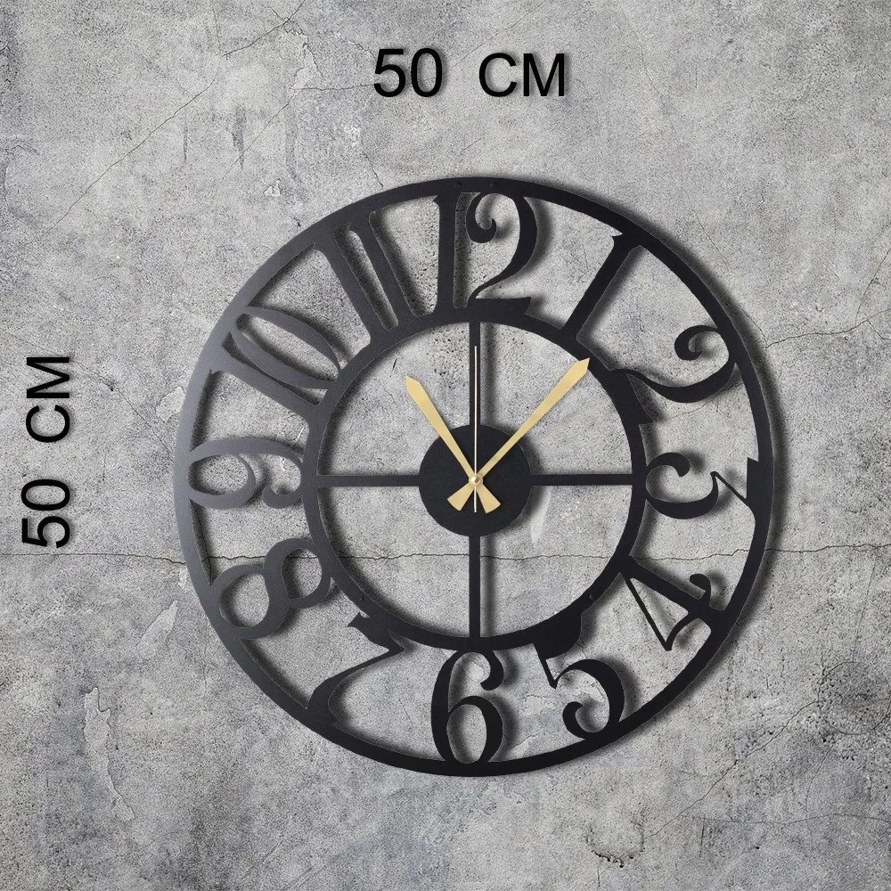 Circle fém falióra, 50×50 cm