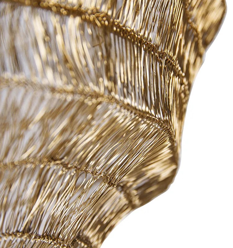 Keleti mennyezeti lámpa arany 45 cm - Vadi