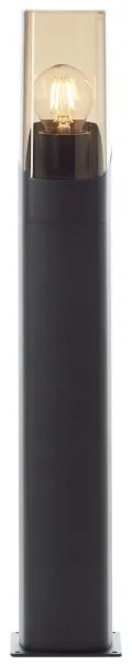 Brilliant - Kültéri lámpa MINOU 1xE27/10W/230V 60 cm IP44 fekete/füstös