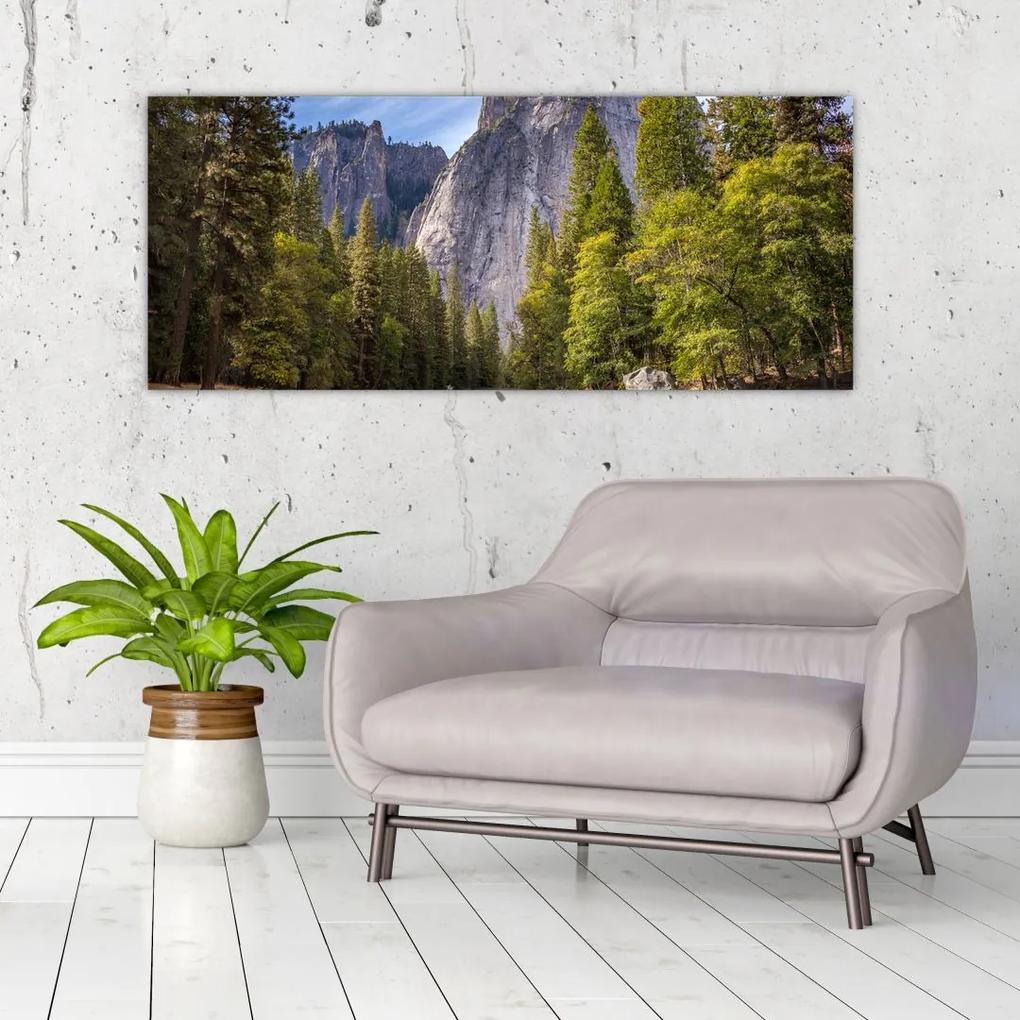 Kép - A Yosemite szikla alatt (120x50 cm)