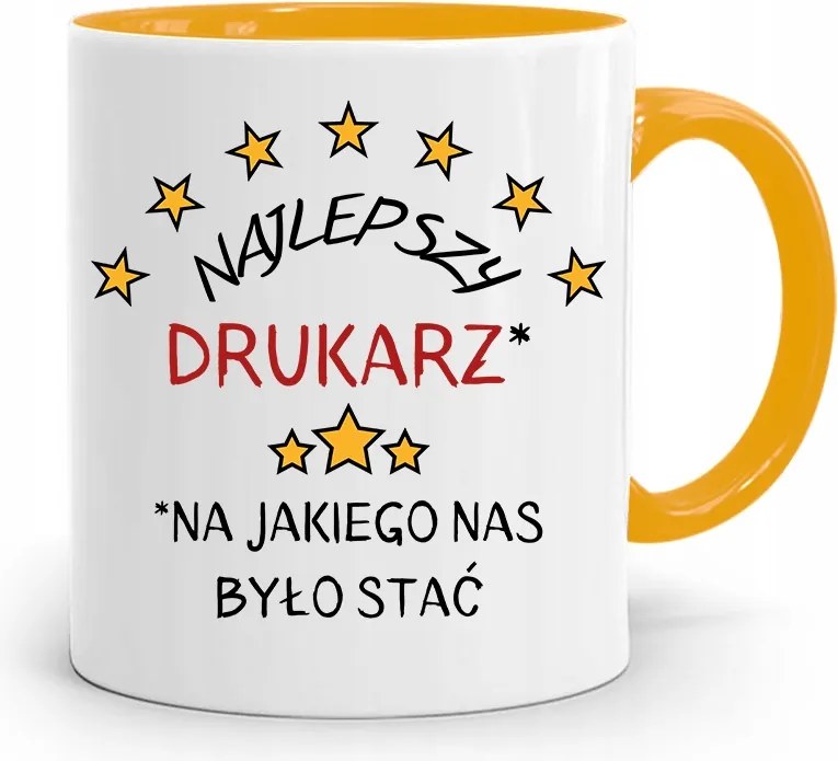 Nyomtatónak Sárga Bögre Születésnapi Ajándék fényképes nyomtatással