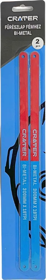 Fűrészlap Fémhez Bi-Metal X18T 2Db/Cs. Crater