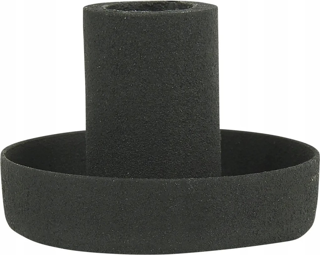 Gyertyatartó Fém Fekete Retro Ib Laursen