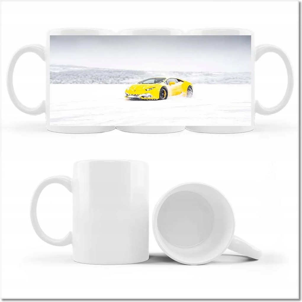 Nyomott mintás bögre Sport autó tuning