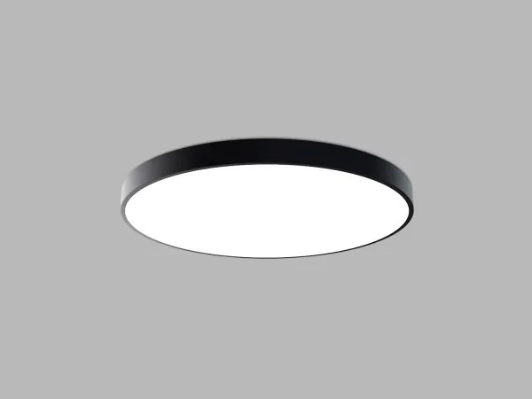 LED2 - LED mennyezeti lámpa MONO SLIM, 80 W / 230 V, 3000K / 4000K, Ø 80 cm, fekete