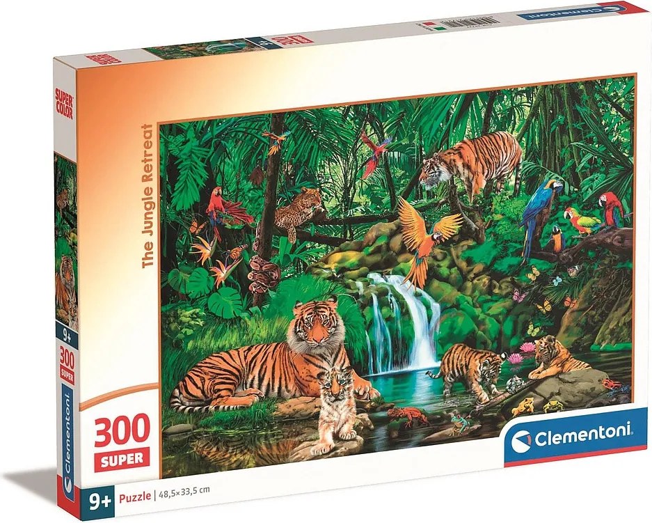 Állatos Jungle Retreat 300 db-os puzzle Clementoni