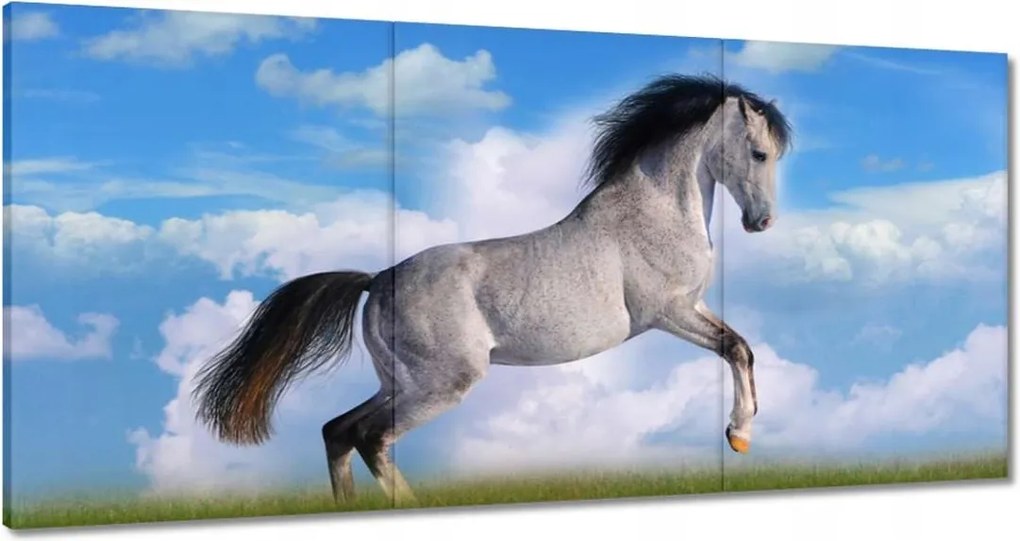 Vászonkép 180x90 Ló áll tölgy Ló