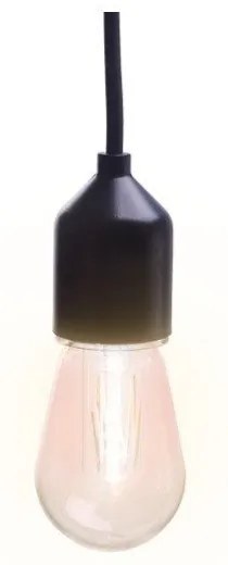 Bulb LED fényfüzér, 10 izzós, hosszúság 8 m - DecoKing