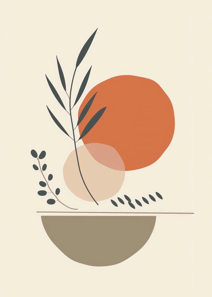 Poszter 25x35cm Föld és növények