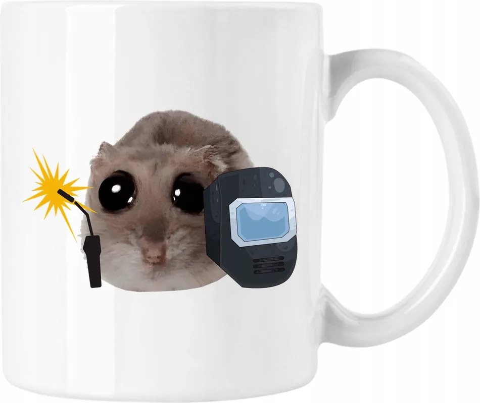 Bögre Hörcsög Mem Wiral Hegesztő Fehér 330ml