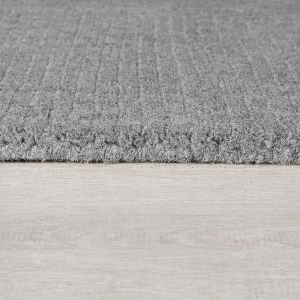 Szürkésbézs kézi szövésű gyapjú szőnyeg 160x230 cm Border – Flair Rugs