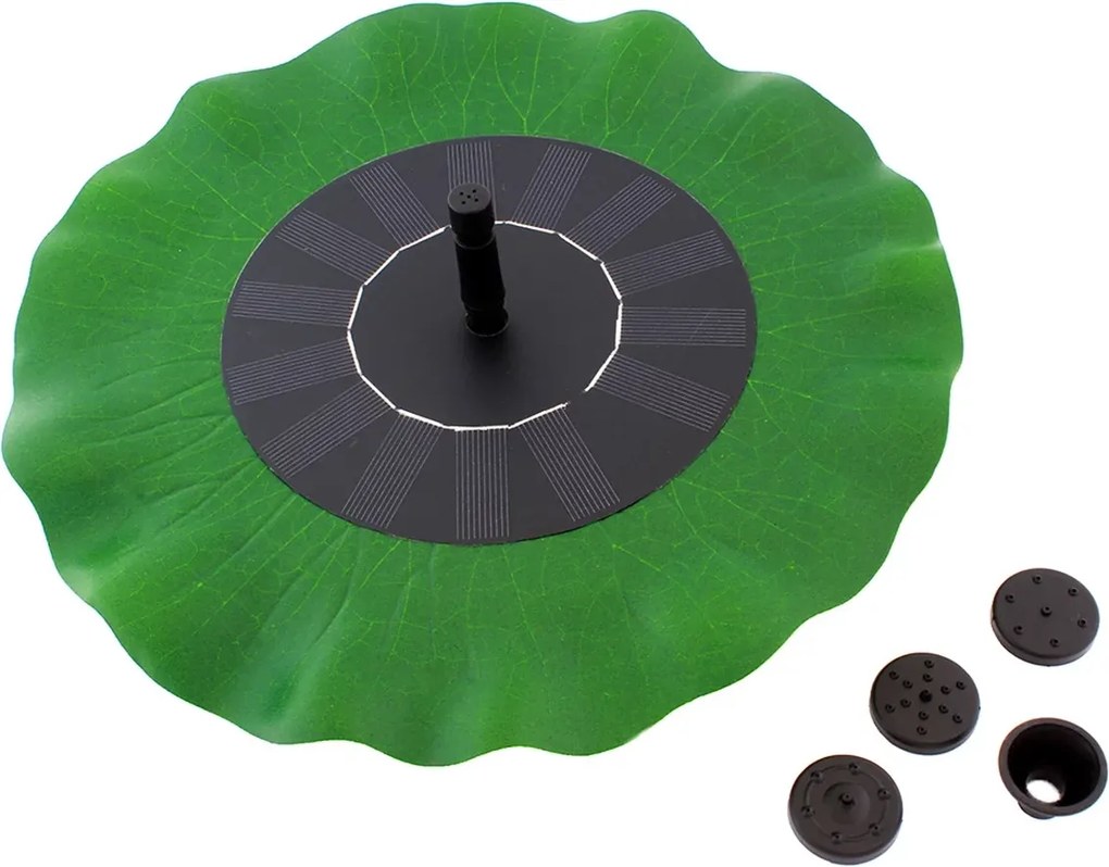 Zaparkorun Napelemes kerti szökőkút tavirózsa alakban