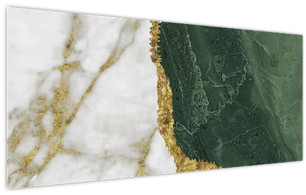 Kép - Zöld márvány N⁰3 (120x50 cm)