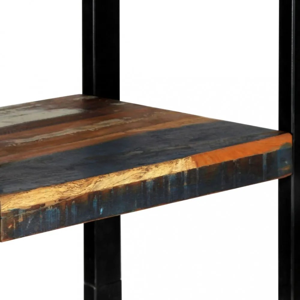 tömör újrahasznosított fa könyvespolc 45 x 30 x 171 cm