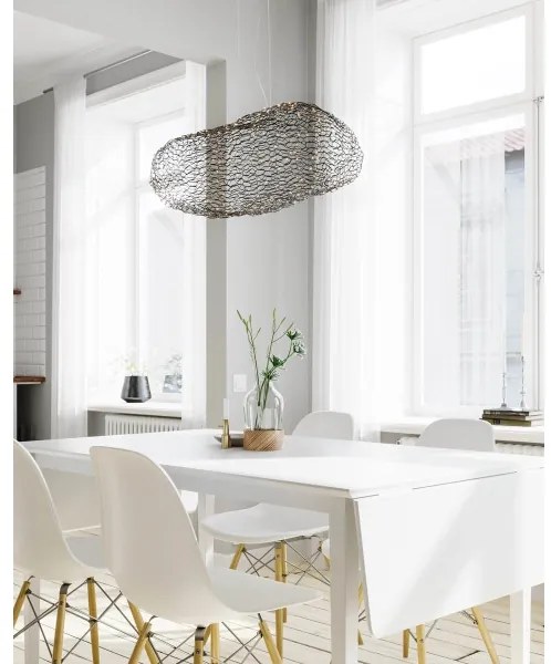 ByRydens 4201250-4002 - LED Csillár zsinóron HAYDEN LED/15W/230V fekete