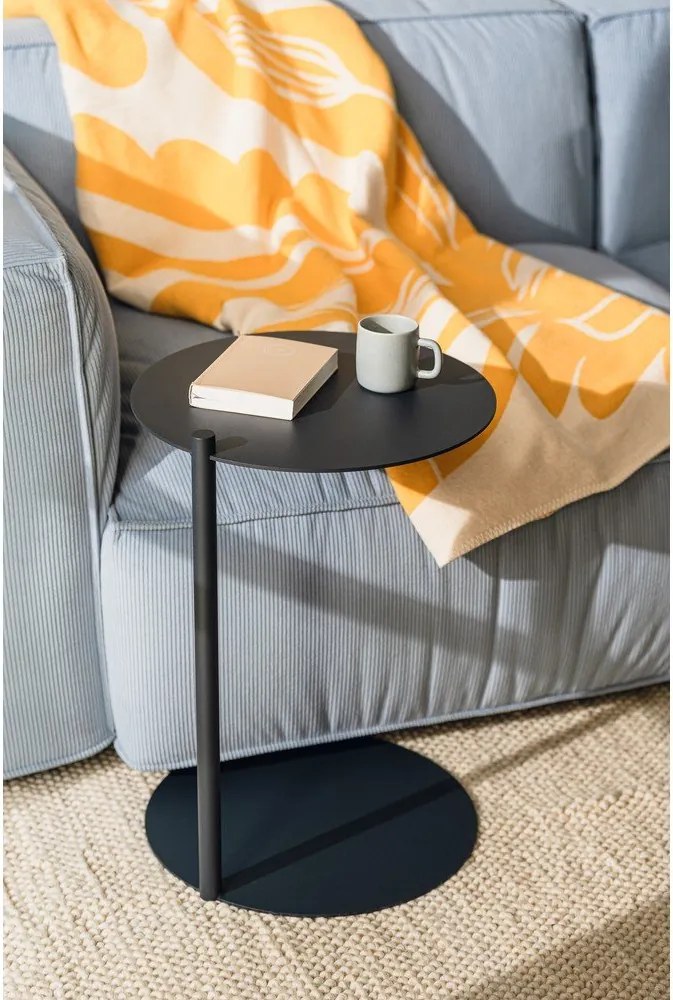 Acél kerek tárolóasztal 41x40 cm Ande – noo.ma