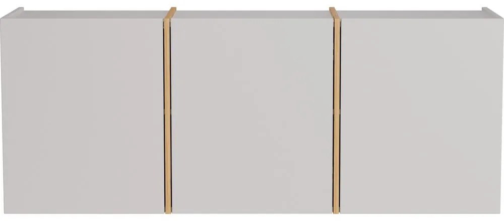 Krémszínű előszoba bútor 138x200x27 cm Libbiano – Germania