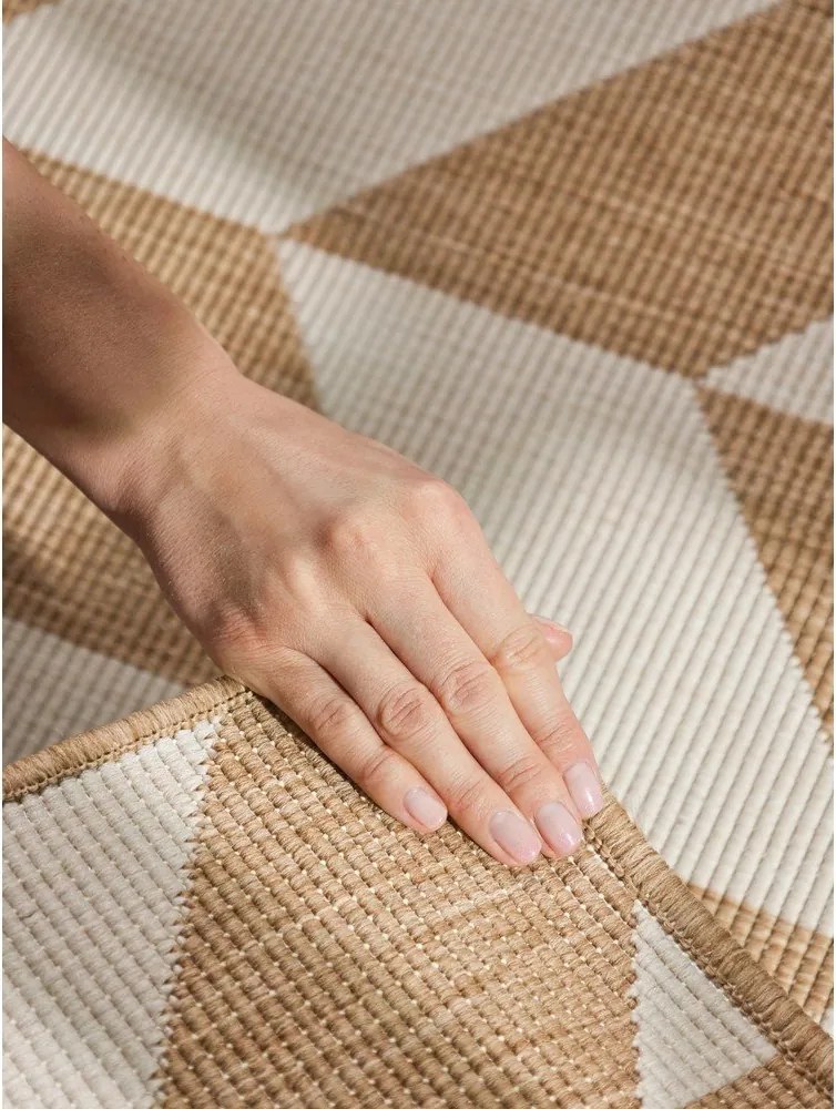 Krémszínű-natúr színű kültéri-beltéri szőnyeg 120x170 cm Haringey Terrick – Ted Baker