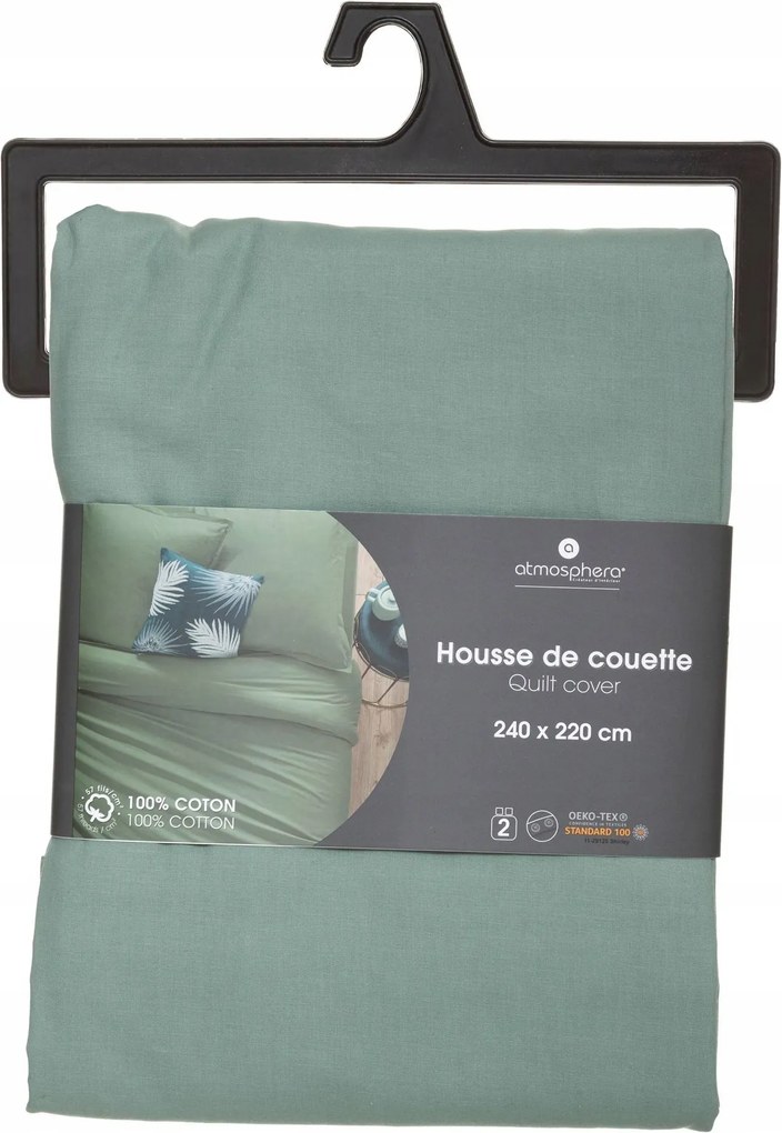 Paplanhuzat Zöld pamut 240 x 220 cm