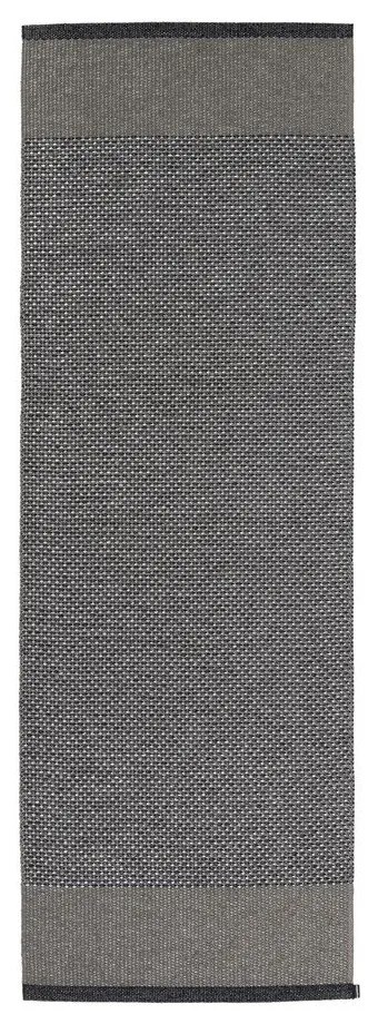 Antracitszürke kültéri-beltéri futószőnyeg 70x200 cm Edit Charcoal – Pappelina