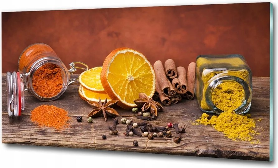 Fotótapéta üvegfalra Citrusfélék 100x70