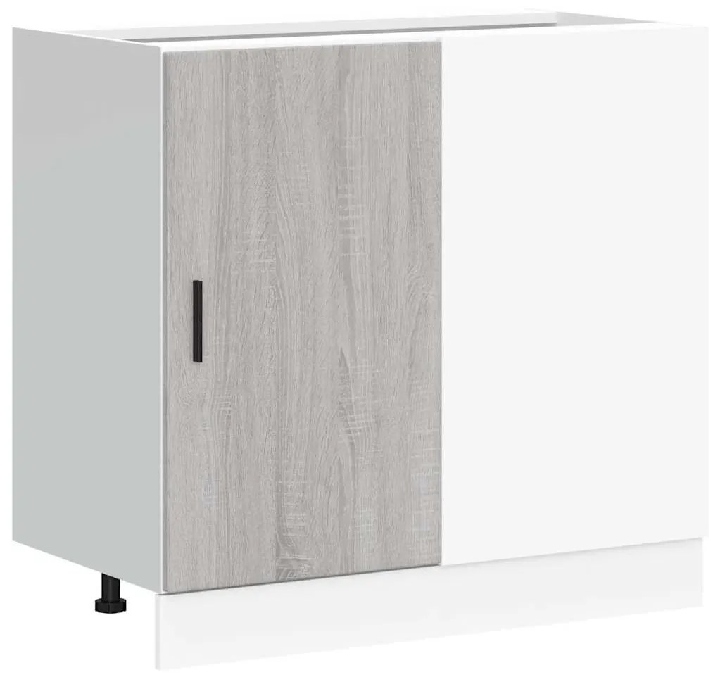 “Lyon” mosdó alapszekrény szürke Sonoma szekrény