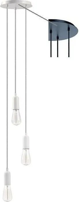 NOVOLUX 717E-G05X1A-02 A TU ESTILO Többágú Függesztett Lámpa Fekete E27 IP20