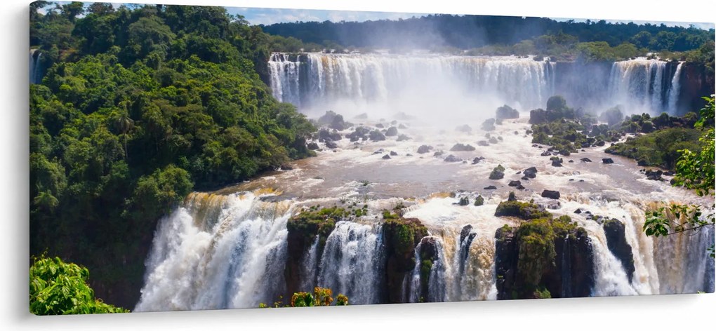 Iguassu vízesés képe (120x50 cm)