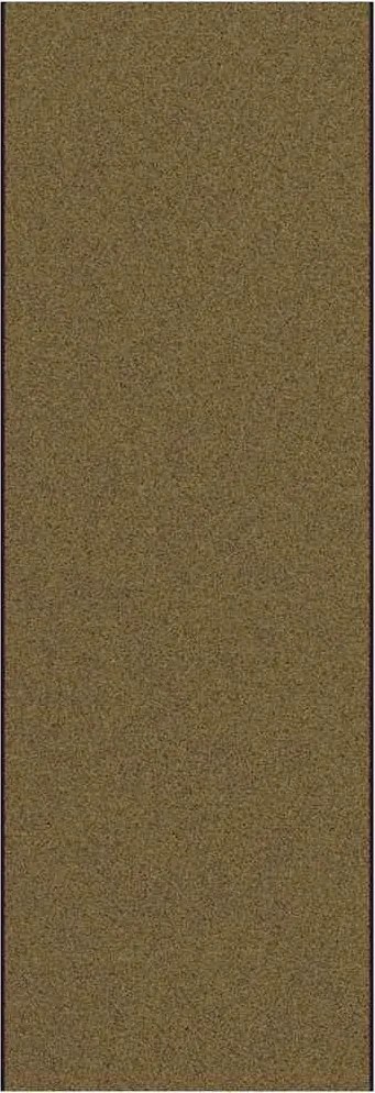 vidaXL Ajtószőnyeg Egyéb Barna és fekete 120 x 350 cm Poliamid és PVC