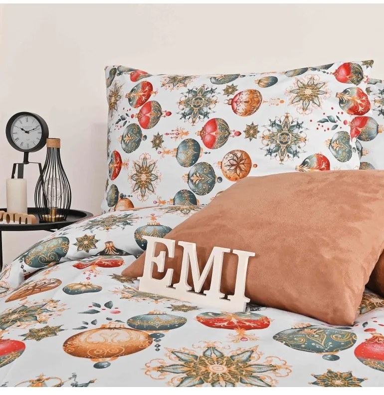 EMI Magic karácsonyi pamut ágyneműhuzat, A standard egyszemélyes ágy szett tartalma: 1x 140x200 + 1x 70x90
