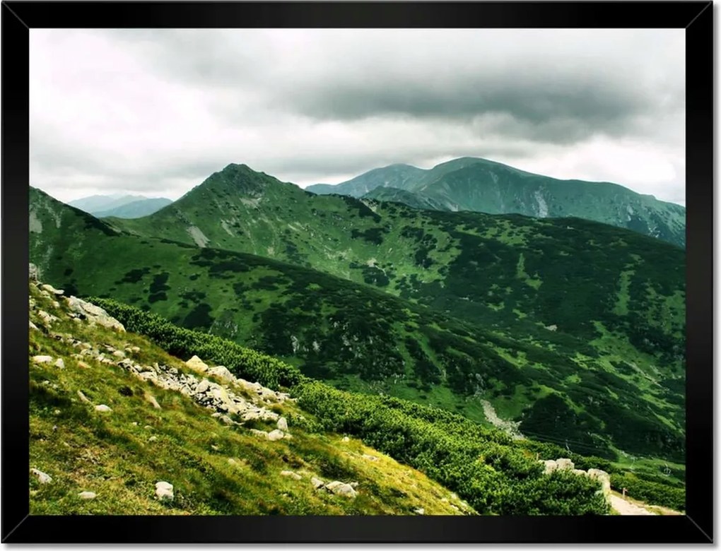 Poszterek keretben 40x30 Tátra Lengyel hegyek Kilátás