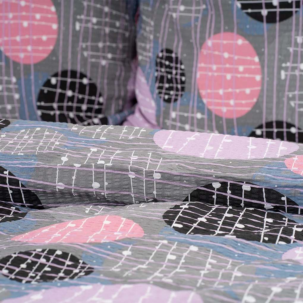 4Home Pink illusion krepp ágyneműhuzat, 140 x 200 cm, 70 x 90 cm, 140 x 200 cm, 70 x 90 cm