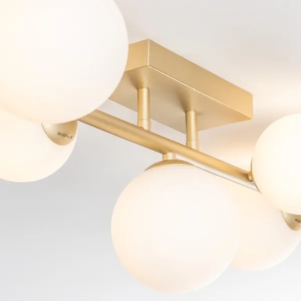 Brilagi - LED Felületre szerelhető csillár MILLA 7xG9/3W/230V arany/fehér