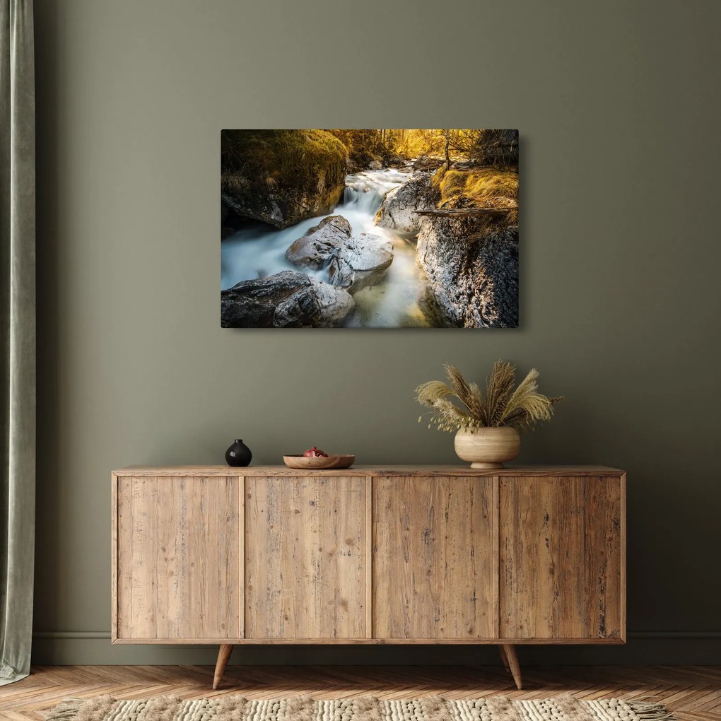 Kép - Erdei patak (90x60 cm)