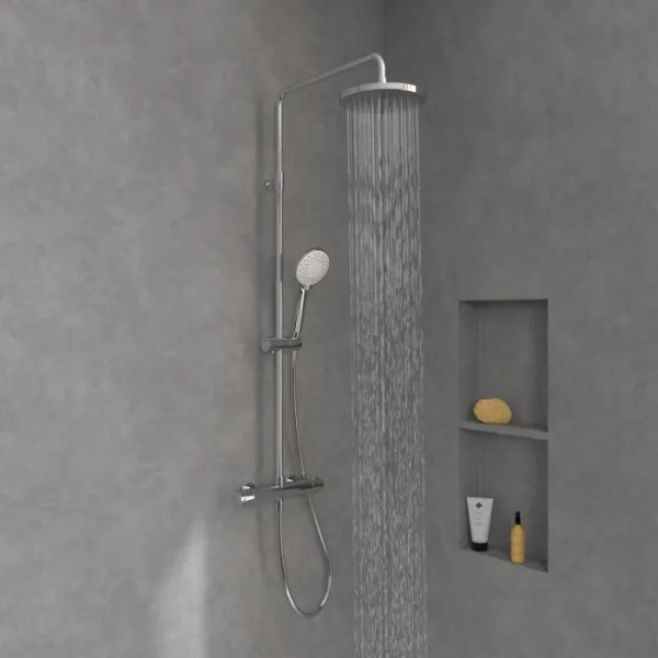 Villeroy & Boch TVS10900200061 - UNIVERSAL zuhanyszett csapteleppel, fényes króm