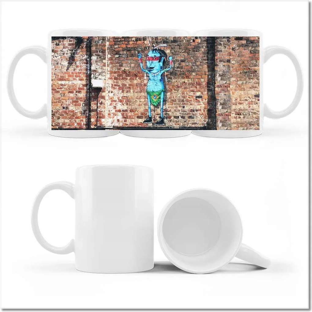 Street Art Graffiti fényképes bögre