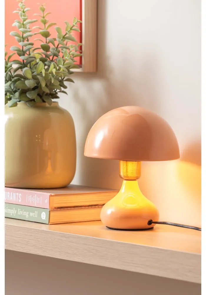 Lazacszínű asztali lámpa fém búrával (magasság 23 cm) Binc – Leitmotiv